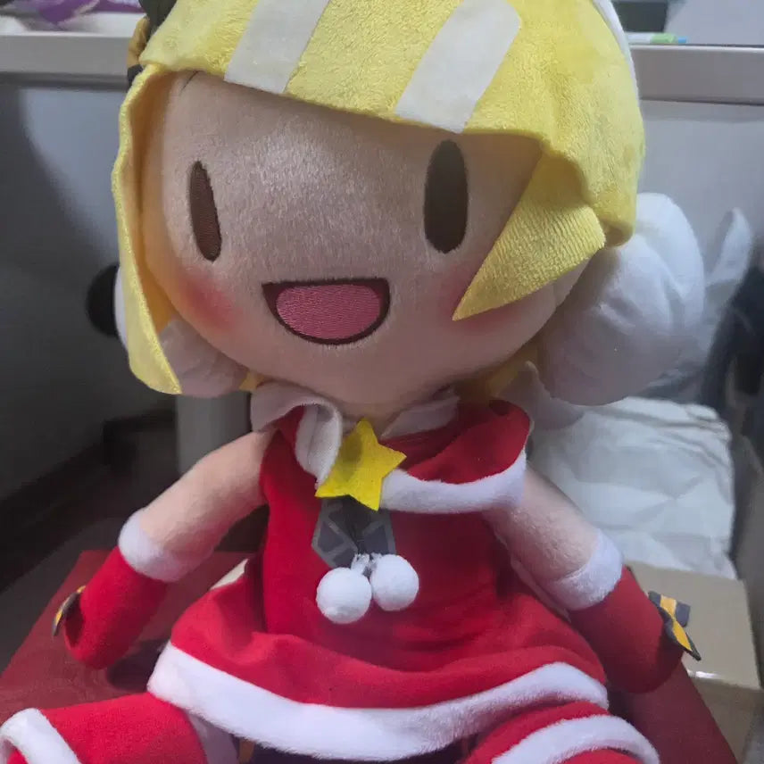[BUNJANG] Kagamine Rin Santa Miku Fuwa Pucci Plush / 카가미네 린 산타 미쿠 안경미쿠 후와푸치 누이 밐빵이