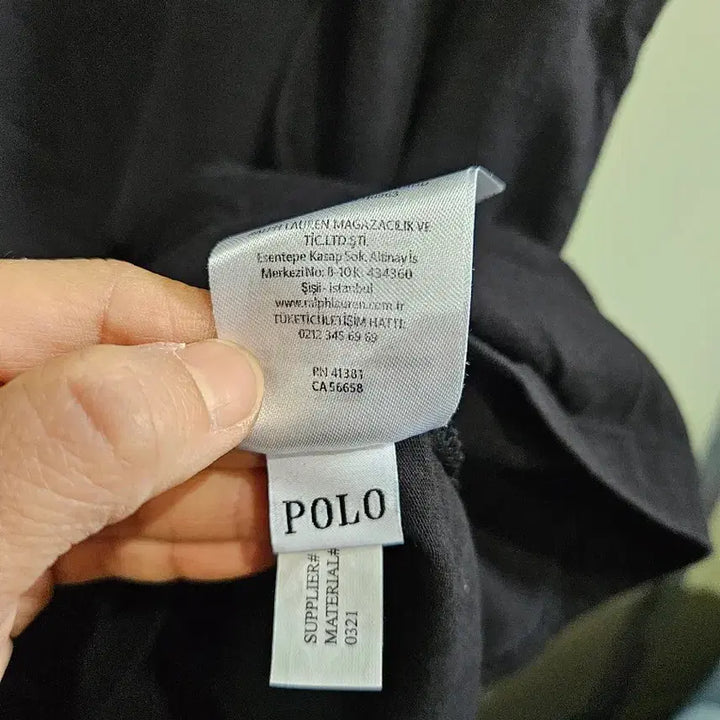 [BUNJANG] Polo Ralph Lauren Black Cotton T-Shirt XL / 폴로 블랙면티 xl