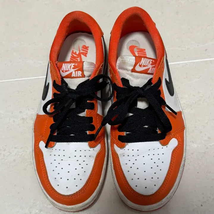 [BUNJANG] Nike Air Jordan 1 Low Starfish Orange / 나이키 에어조던1 로우 스타피쉬오렌지