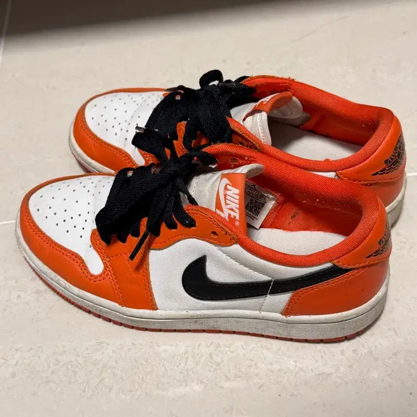 [BUNJANG] Nike Air Jordan 1 Low Starfish Orange / 나이키 에어조던1 로우 스타피쉬오렌지