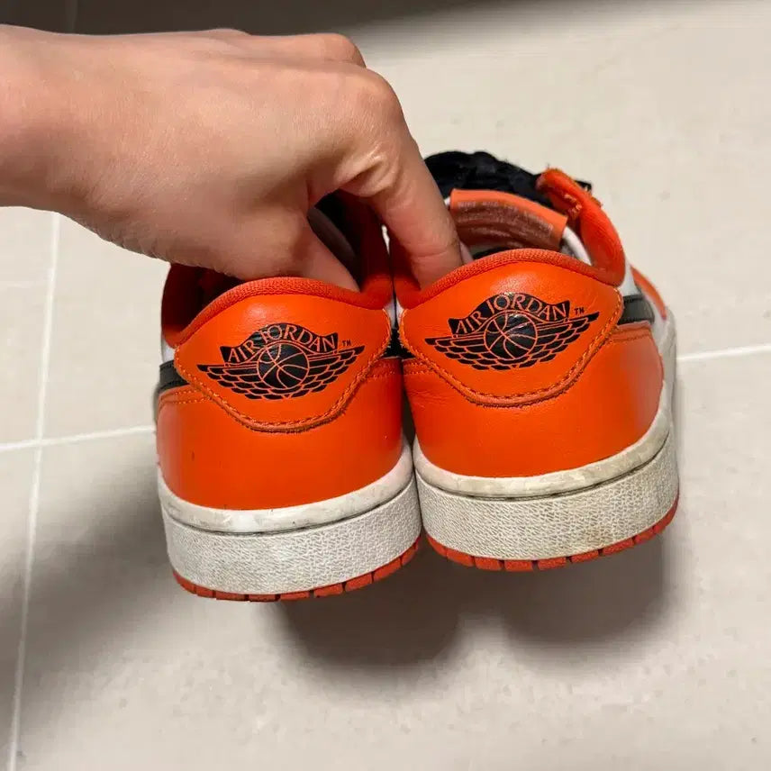 [BUNJANG] Nike Air Jordan 1 Low Starfish Orange / 나이키 에어조던1 로우 스타피쉬오렌지