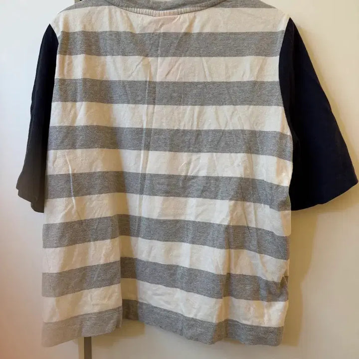 [BUNJANG] Lucky Chouette Striped Short Sleeve T-Shirt Size 38 / 38 럭키슈에뜨 반팔 줄무늬