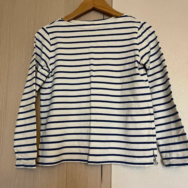 [BUNJANG] Uniqlo Blue Stripe Boatneck T-shirt (M) / M 유니클로 블루 보트넥 스트라이프 티셔츠