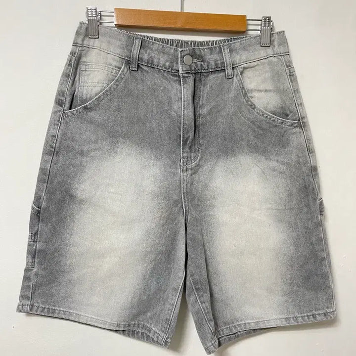 [BUNJANG] Carpenter Denim Bermuda Shorts / 30-32 카펜더 워싱 버뮤다팬츠 데님 반바지