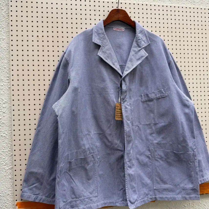 [BUNJANG] Ets. Bragard 1950s Houndstooth French Work Jacket / 1950s Ets.BRAGARD HOUNDTOOTH 50s프렌치워크자켓