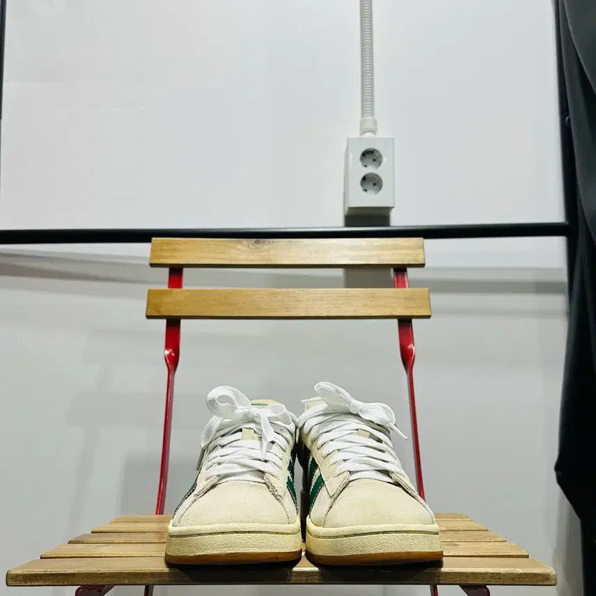 [BUNJANG] Adidas Campus 00s Sneakers - Ivory Green / 260) 아디다스 운동화 남성 남자 신발 캠퍼스 00s 아이보리 그린