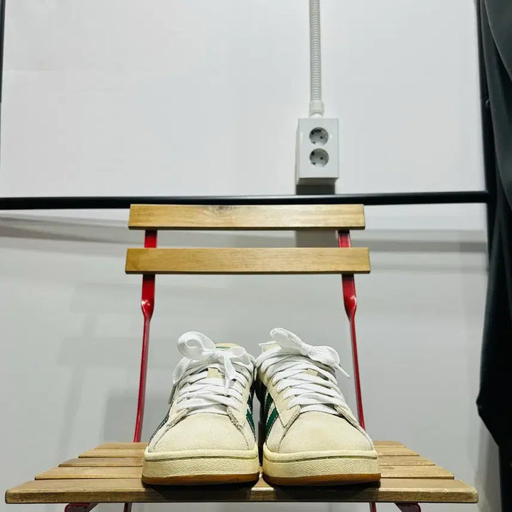 [BUNJANG] Adidas Campus 00s Sneakers - Ivory Green / 260) 아디다스 운동화 남성 남자 신발 캠퍼스 00s 아이보리 그린
