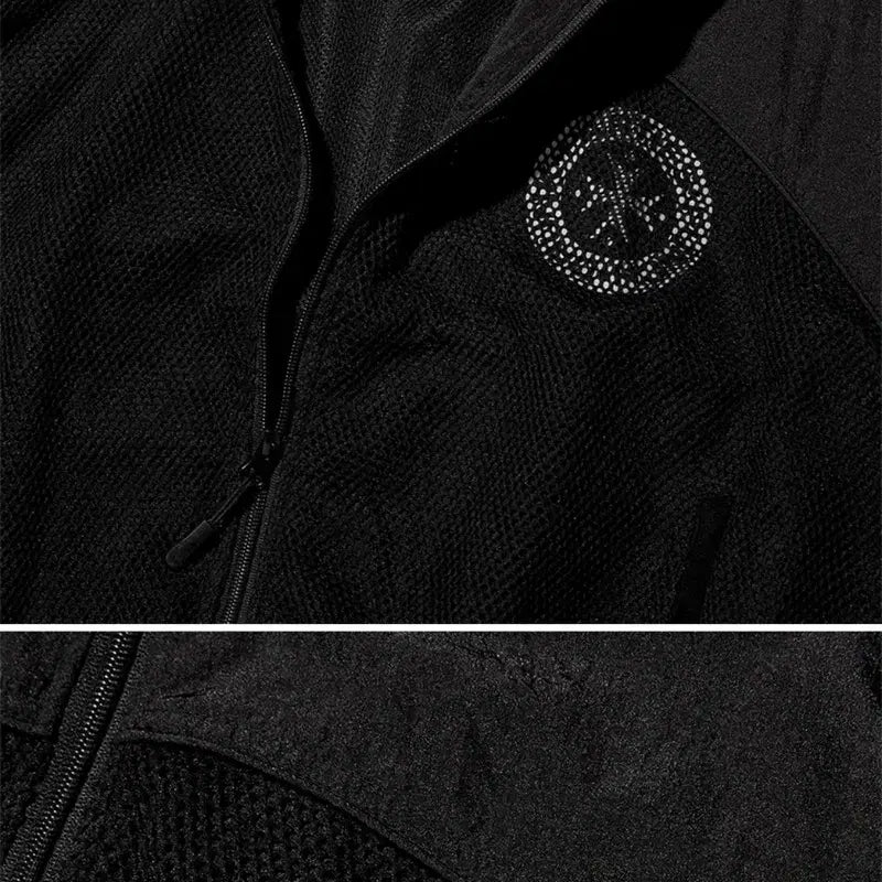 [BUNJANG] Punch Drunk Pals Ghost Mark Windbreaker Black / 펀치드렁크파티즈 GhostMark 바람막이 블랙