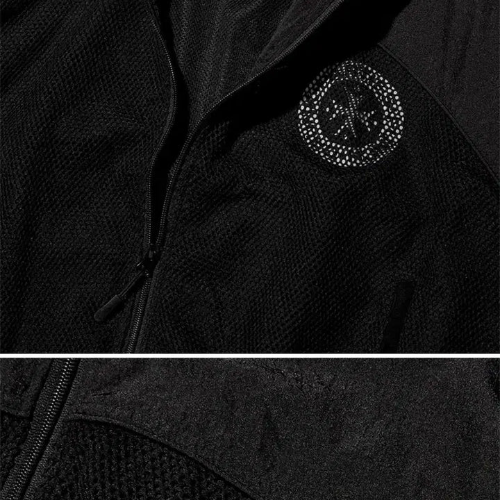 [BUNJANG] Punch Drunk Pals Ghost Mark Windbreaker Black / 펀치드렁크파티즈 GhostMark 바람막이 블랙