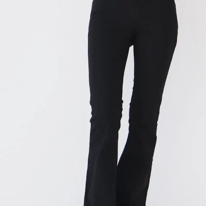 [BUNJANG] OOT OOTJ Nudy Low-Rise Long Bootcut Jeans (Black/S) / 새상품 찰떡 OOT OOTJ 로우라이즈 누디 롱부츠컷 (블랙/S)