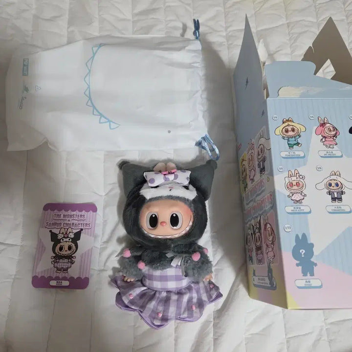 [BUNJANG] Labubu x Sanrio Kuromi Doll (Opened) / 라부부 산리오 콜라보 쿠로미 판매, 교환도 가능(단순개봉)