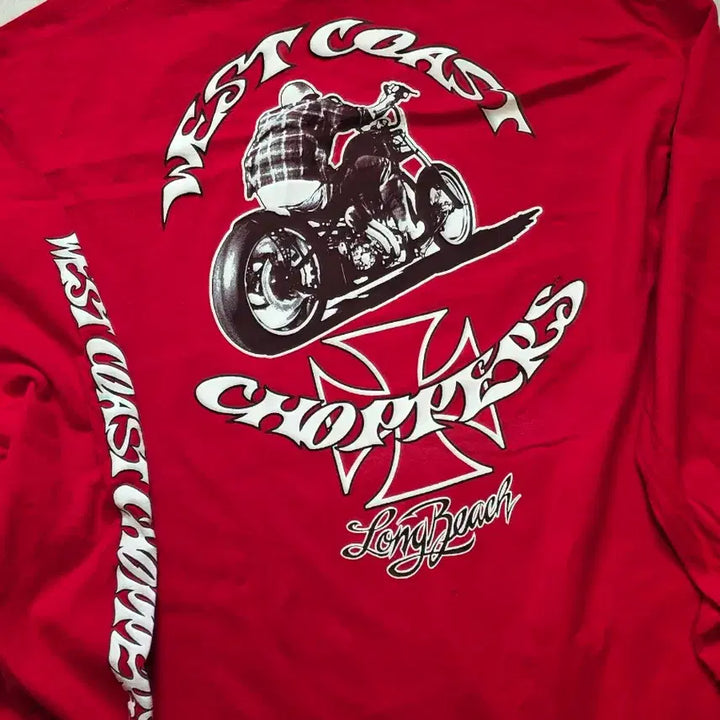 [BUNJANG] Vintage West Coast Choppers Long Sleeve T-Shirt 2XL / 빈티지 웨스트코스트차퍼스 롱슬리브 2xl