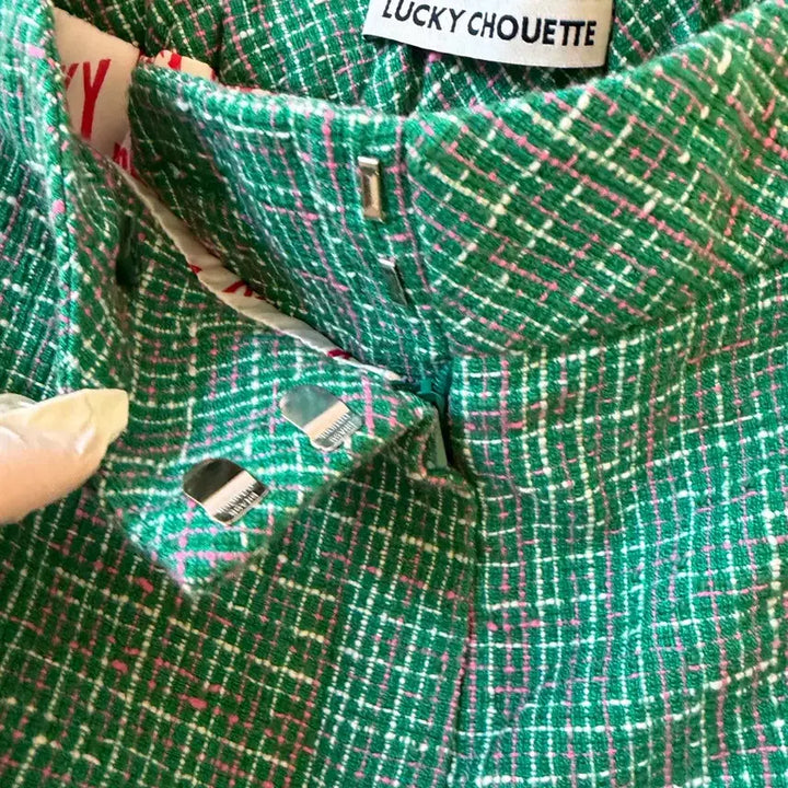 [BUNJANG] Lucky Chouette Check Pattern Shorts / 38 럭키슈에뜨 반바지 고급소재