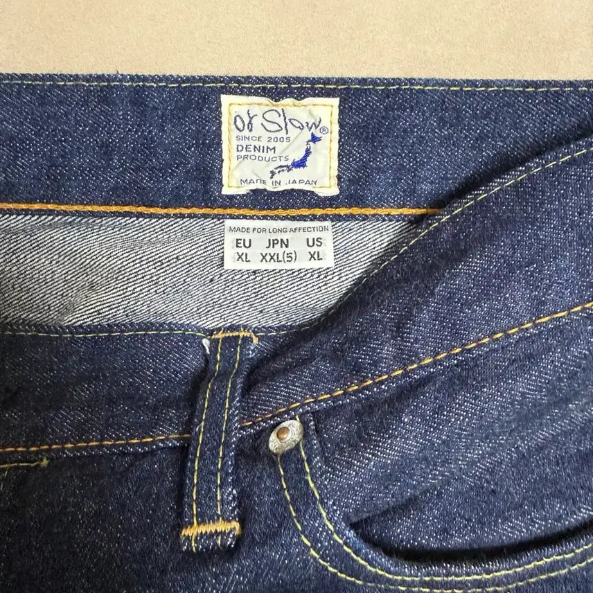 [BUNJANG] OrSlow 107 One Wash Denim Pants Size 5 / 오어슬로우 107 원워시 5 사이즈