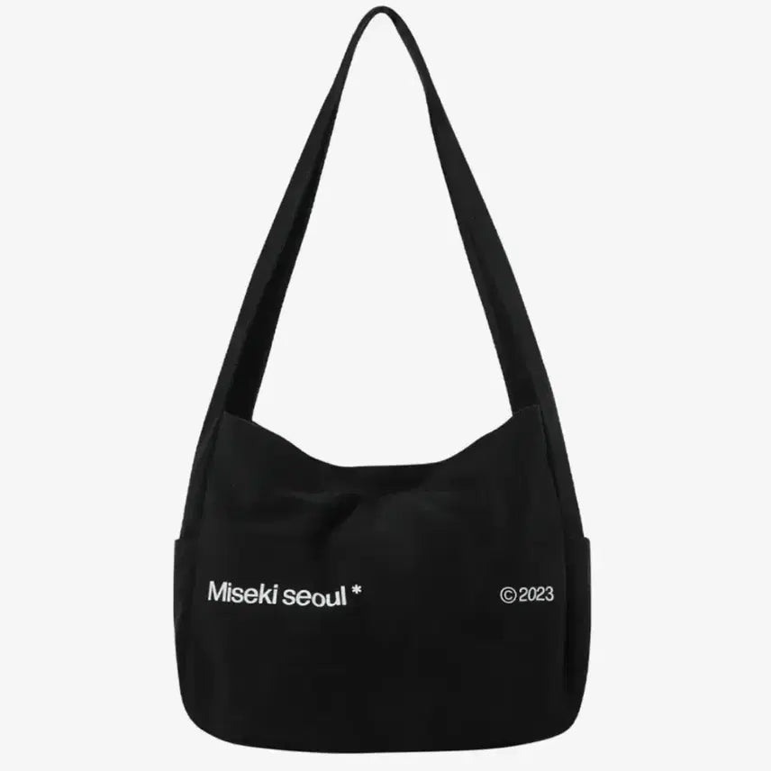 [SOLD OUT] 미세키서울 빅 코튼 크로스백 블랙 가방
