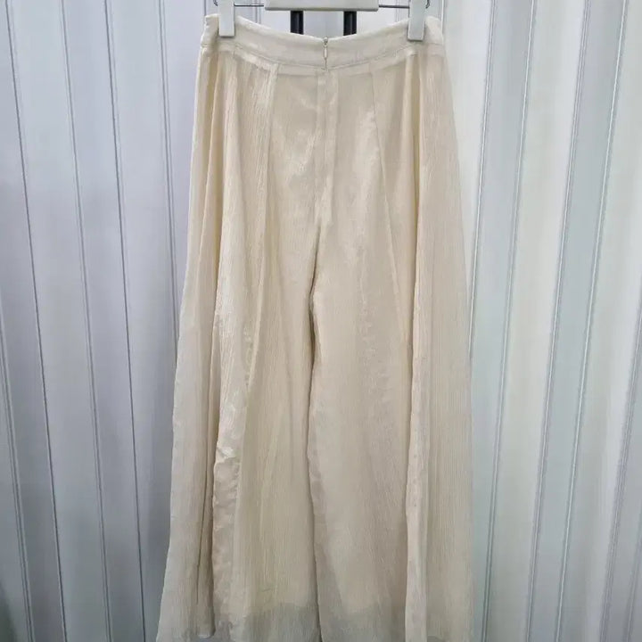 [BUNJANG] Ivory Wide Linen Pants / 아이보리 와이드 린넨 바지