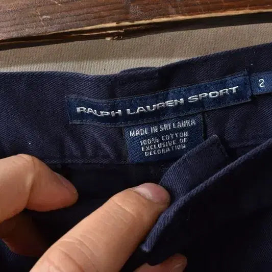 [BUNJANG] Polo Ralph Lauren Navy Embroidered Pony Chino Shorts / 폴로 랄프포렌 쇼츠 반바지 M0411