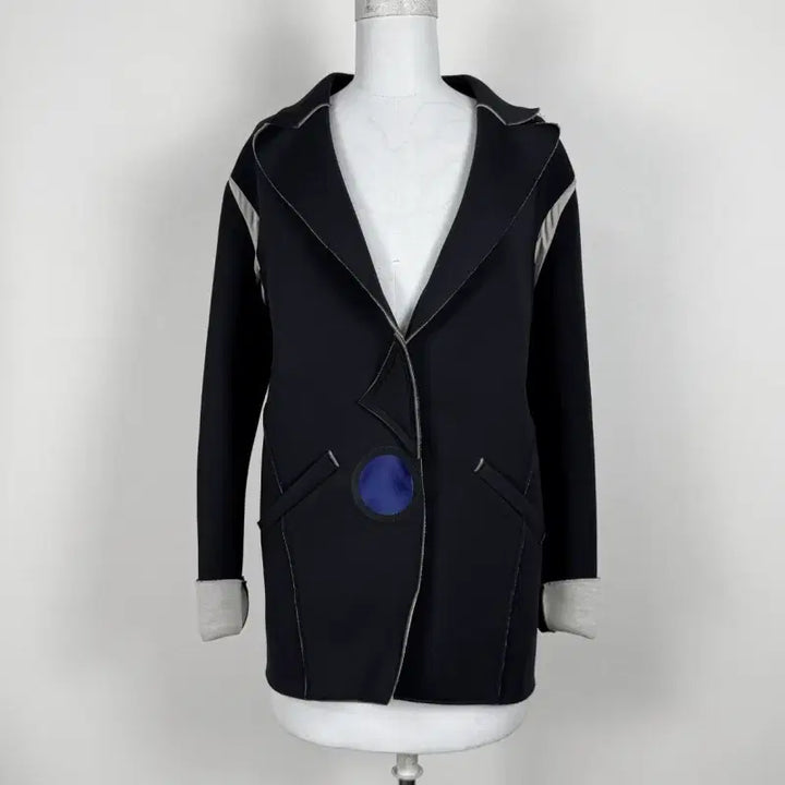 [BUNJANG] Emporio Armani Sponge Black Jacket / 엠포리오 아르마니/스폰지 블랙 자켓 38/라덴