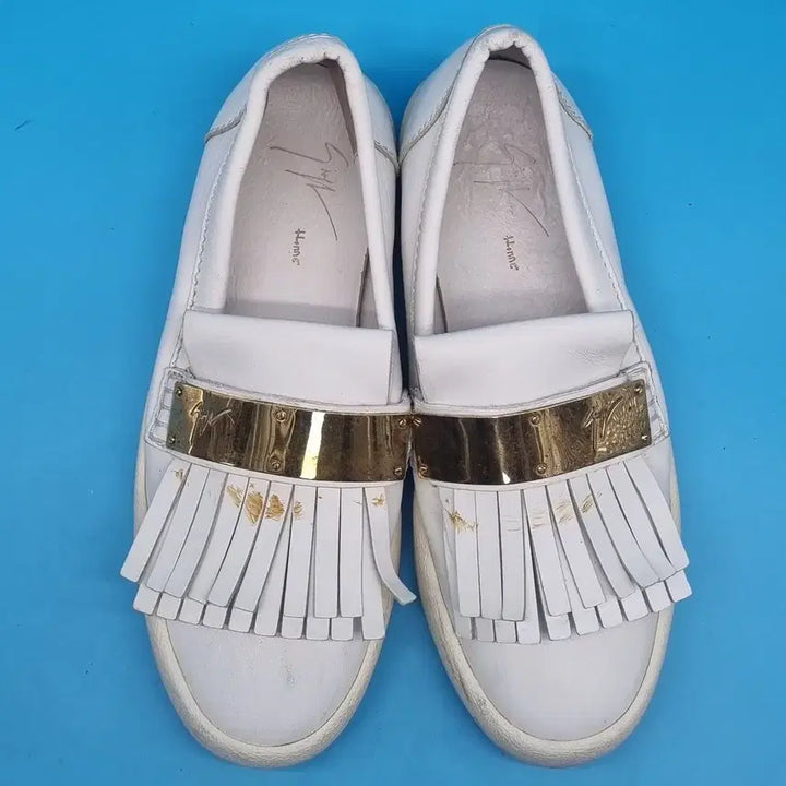 [BUNJANG] Giuseppe Zanotti Metal Slip-on Shoes 255 / hh 쥬세페자노티 메탈 슬립온 255