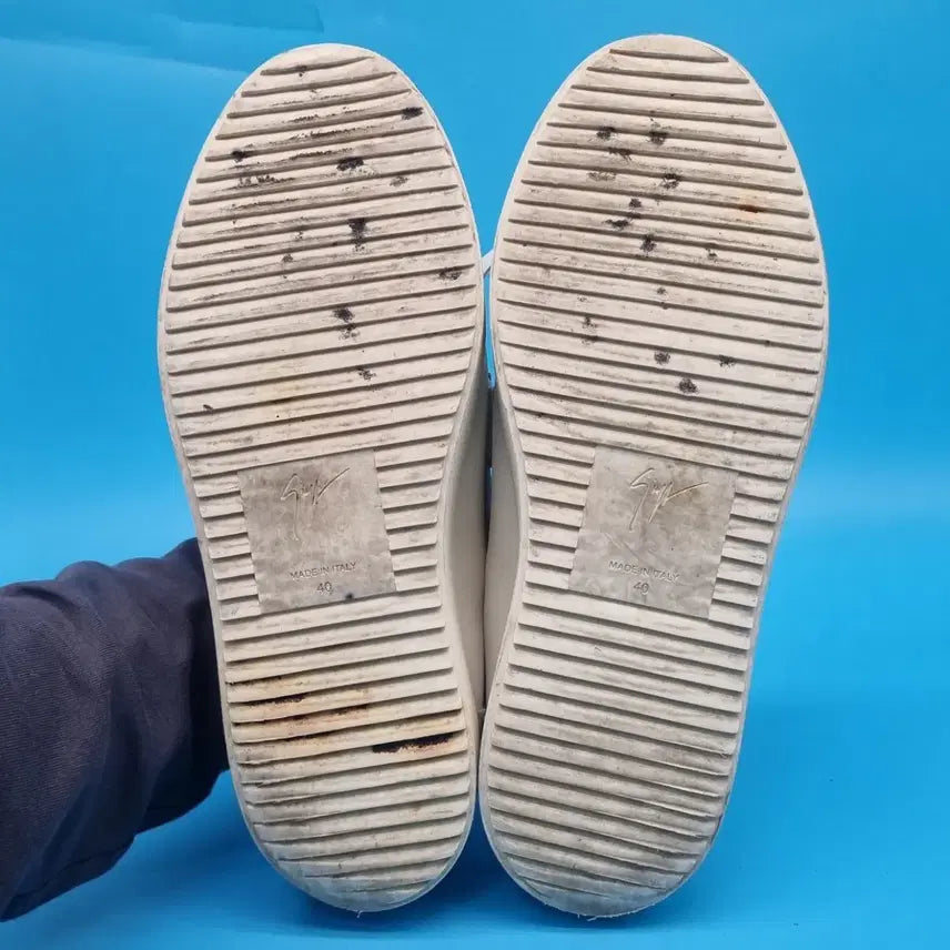 [BUNJANG] Giuseppe Zanotti Metal Slip-on Shoes 255 / hh 쥬세페자노티 메탈 슬립온 255