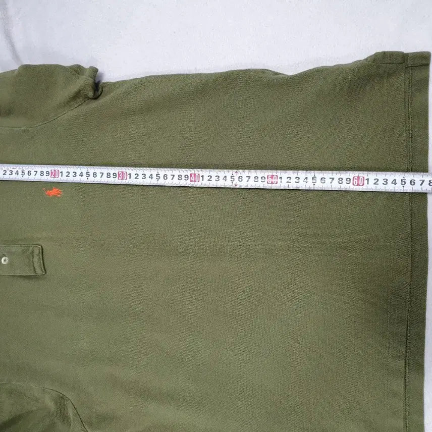 [BUNJANG] Polo Ralph Lauren Khaki Short-Sleeve Polo Shirt (Medium) / 폴로 랄프로렌 반팔 카라티 카키 m