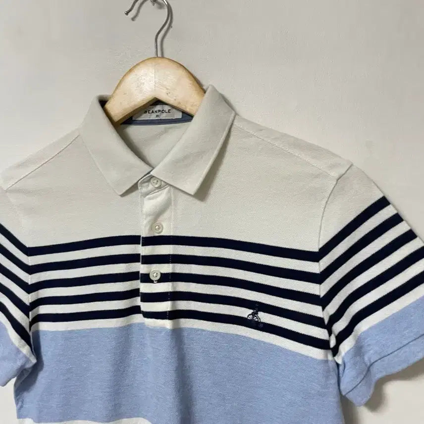 [BUNJANG] Beanpole 95 Cotton Spandex Short-Sleeve Polo Shirt / 95 빈폴 스판 반팔 카라티 정품
