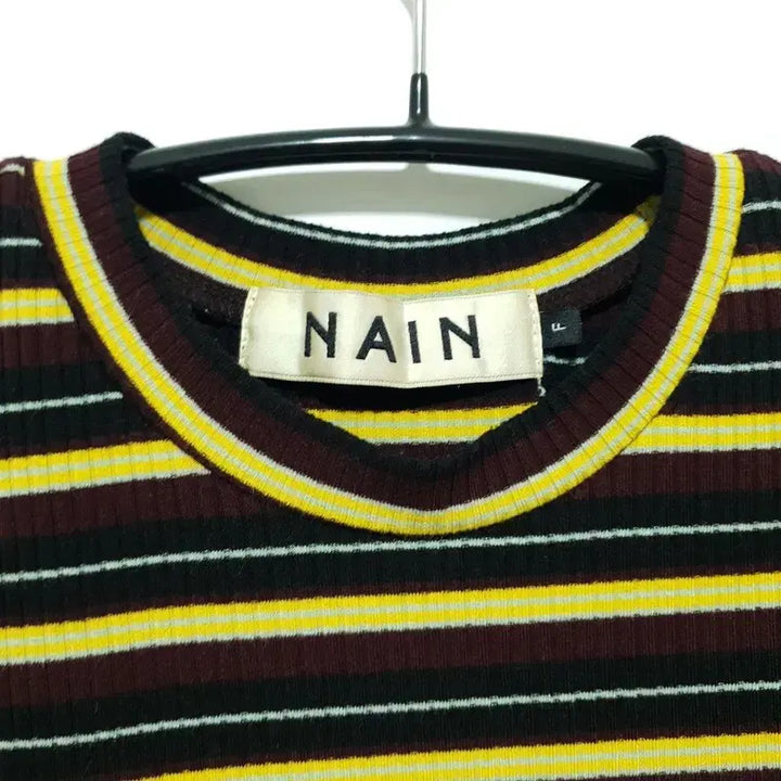 [BUNJANG] Nine Stripe Ribbed Knit / 나인 스트라이프 골지 니트 F_M2667