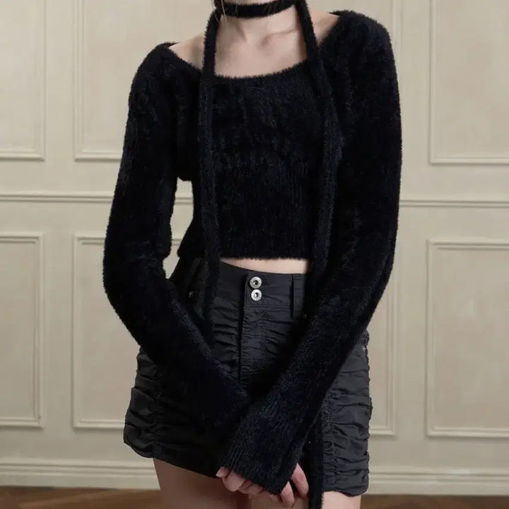 [BUNJANG] Pain Or Pleasure Petar Scarf Knit / 페인오어플레져 Petar scarf knit