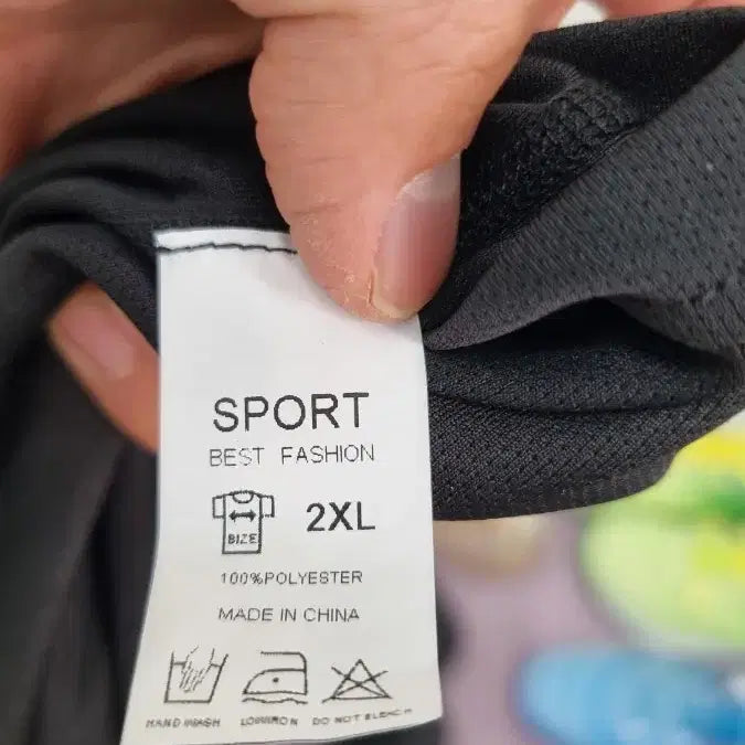 [BUNJANG] Black Performance Short Sleeve T-Shirt / 검정색 기능성 반팔 티셔츠