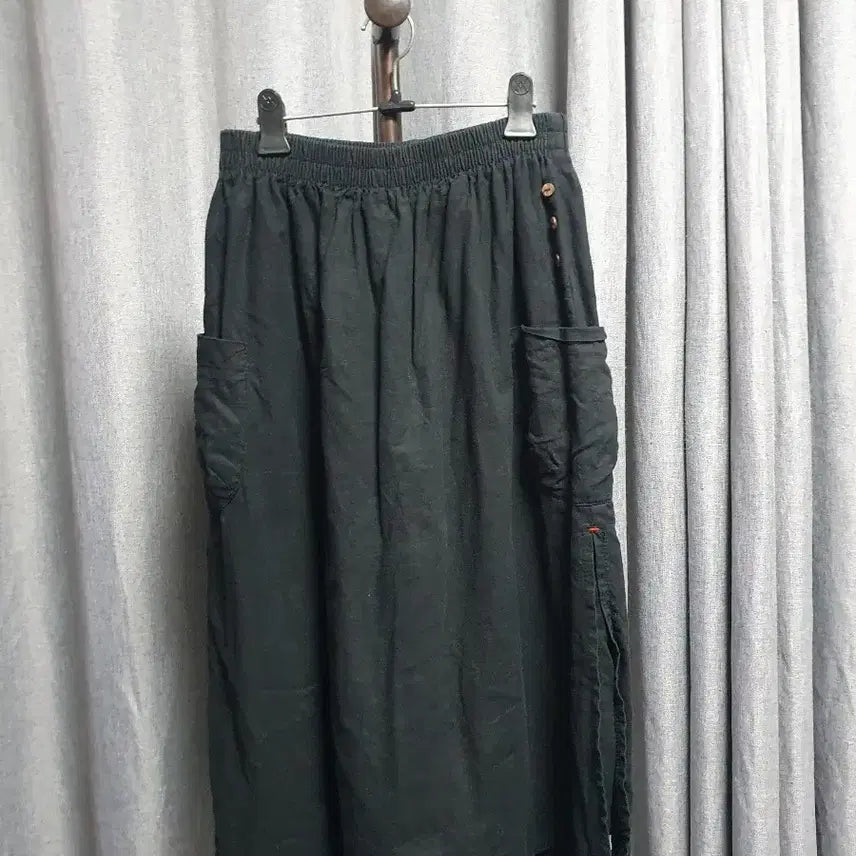 [BUNJANG] Bonded Layered Wide Pants / 본딩 레이어드 와이드팬츠