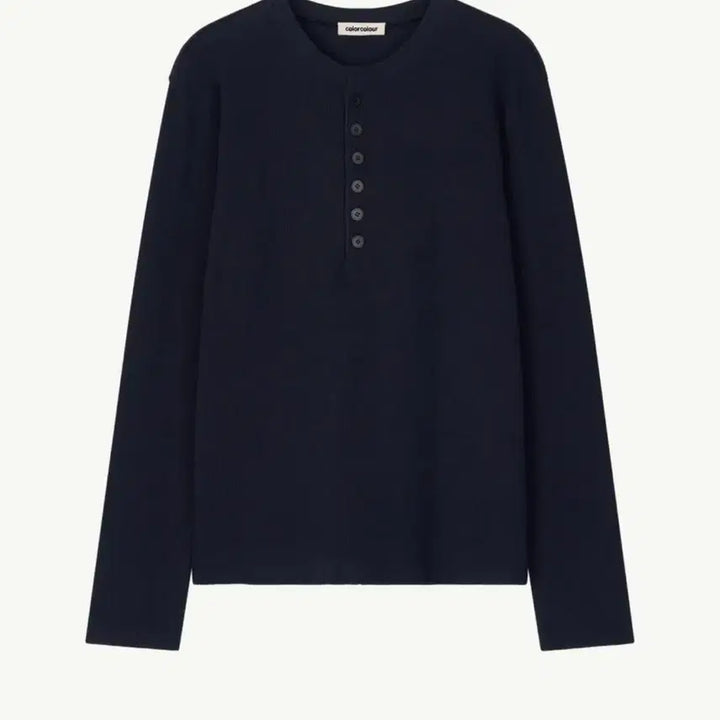 [SOLD OUT] 컬러컬러 헨리넥 네이비 2사이즈