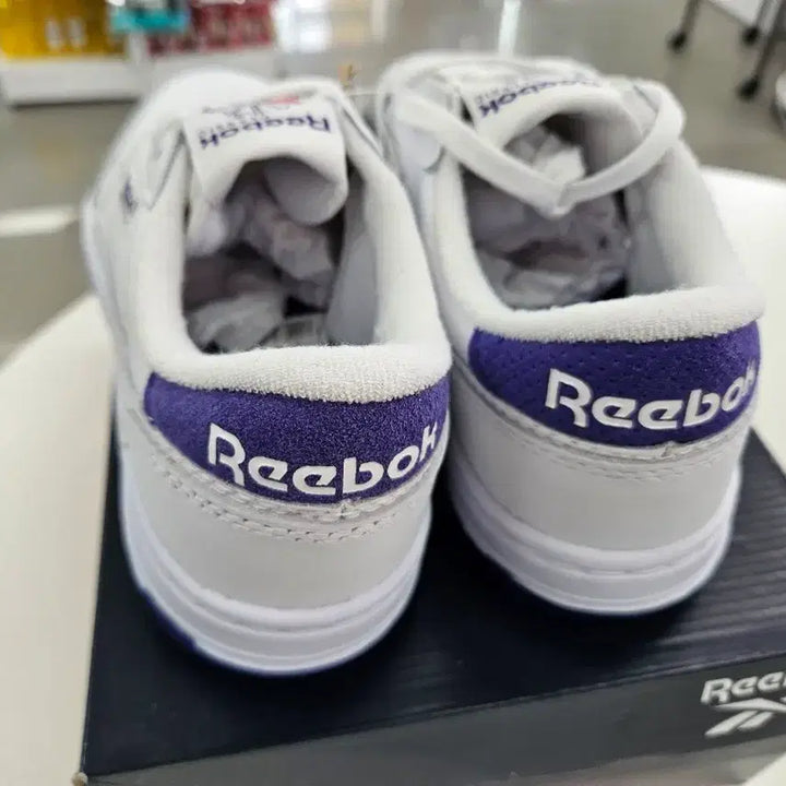 [BUNJANG] Reebok Club C Sneakers White/Purple / 리복 클럽 C 운동화 흰색 / 퍼플