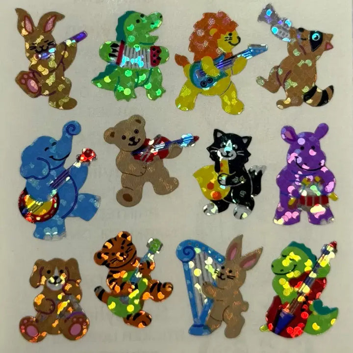 [BUNJANG] Sandy Lion Vintage Sticker Set (9 Designs) / 샌디라이온 빈티지 고전스티커 희귀제품 1컷 9종세트