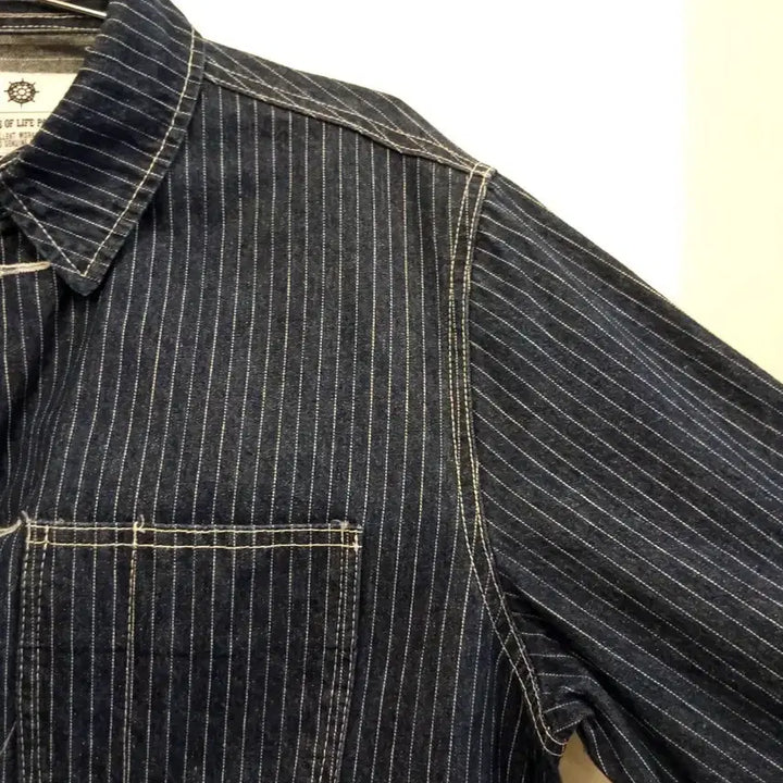 [BUNJANG] Wolf and the Amekaji Denim Work Jacket - L / 울프앤더 아메카지 데님 워크자켓/ L
