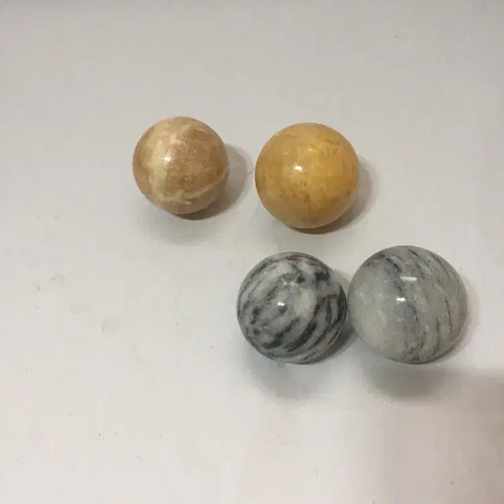 [BUNJANG] Yellow Jade and Jade Stone Set / 황옥과 옥돌 4개 일괄      /요316