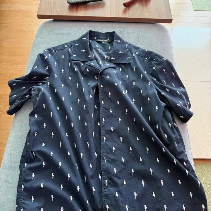 [BUNJANG] Neil Barrett Short Sleeve Shirt / 닐바렛 반팔 셔츠