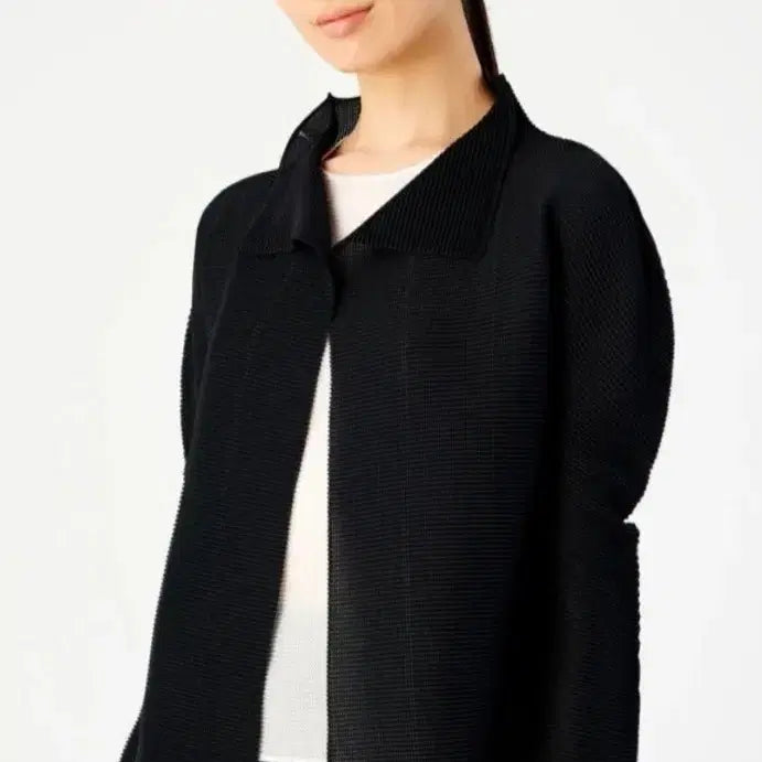 [BUNJANG] Issey Miyake Pleats Please Dolman Cardigan Black / 이세이미야케 플리츠플리즈 가디건(블랙)