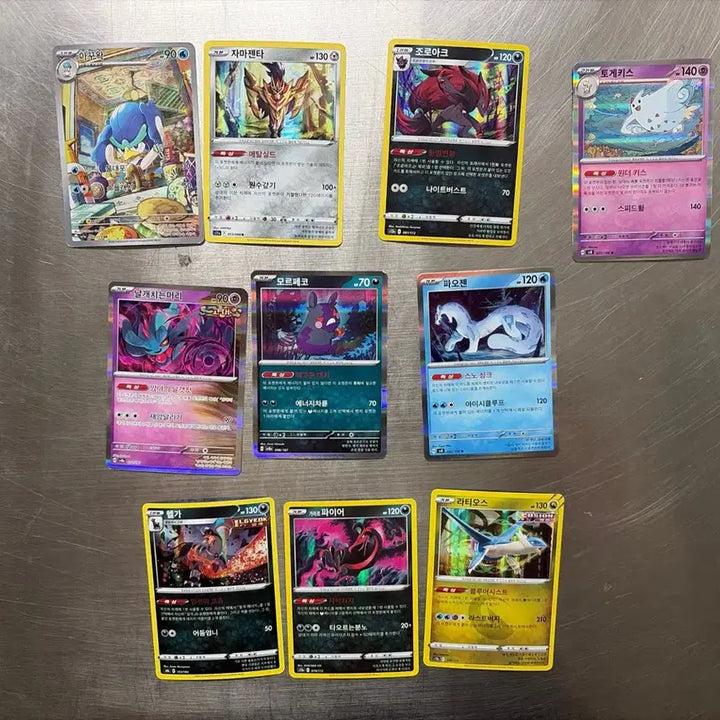 [BUNJANG] Pokemon Card Set (Articuno, Zacian, Zamazenta, and more) / 포켓몬 카드 날개치는머리 파오젠 자마젠타 외 세트