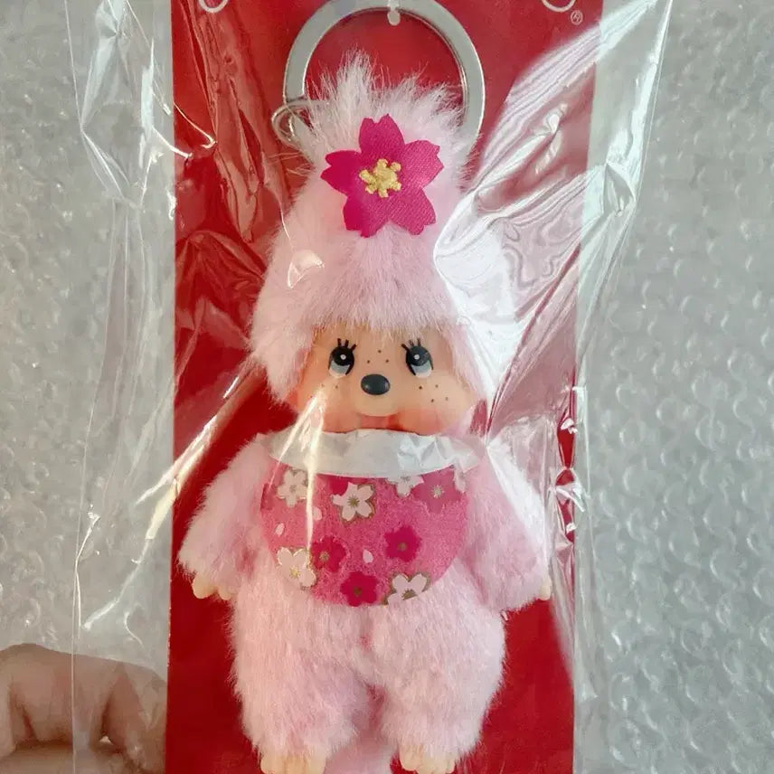 [BUNJANG] Sakura Monchhichi Keychain / 사쿠라 몬치치 키링