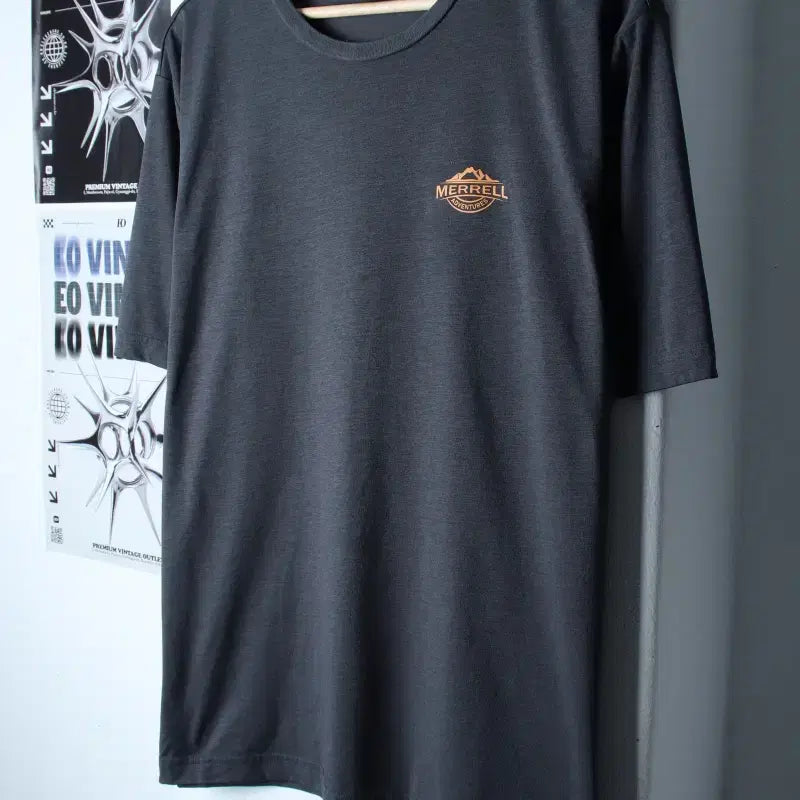 [BUNJANG] Merrell XL-2XL Functional Short Sleeve T-Shirt (Gray) / (XL-2XL) 머렐 반팔 티셔츠 빅사이즈 기능성 그레이-75A9
