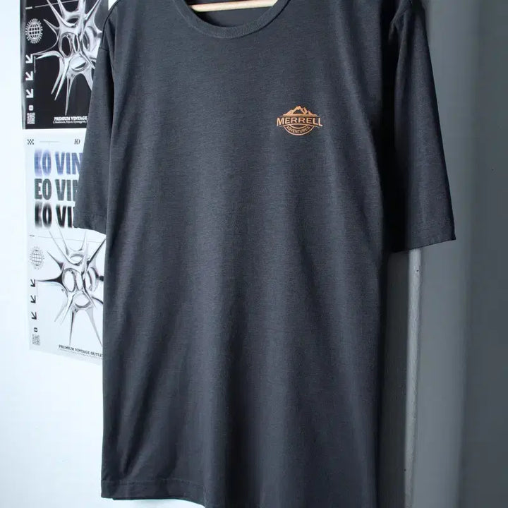[BUNJANG] Merrell XL-2XL Functional Short Sleeve T-Shirt (Gray) / (XL-2XL) 머렐 반팔 티셔츠 빅사이즈 기능성 그레이-75A9