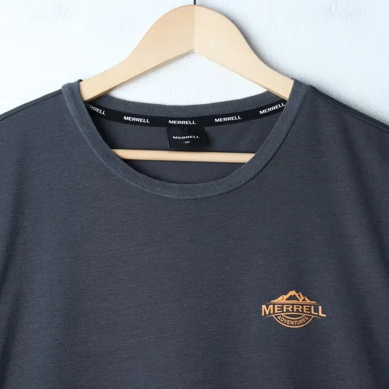 [BUNJANG] Merrell XL-2XL Functional Short Sleeve T-Shirt (Gray) / (XL-2XL) 머렐 반팔 티셔츠 빅사이즈 기능성 그레이-75A9