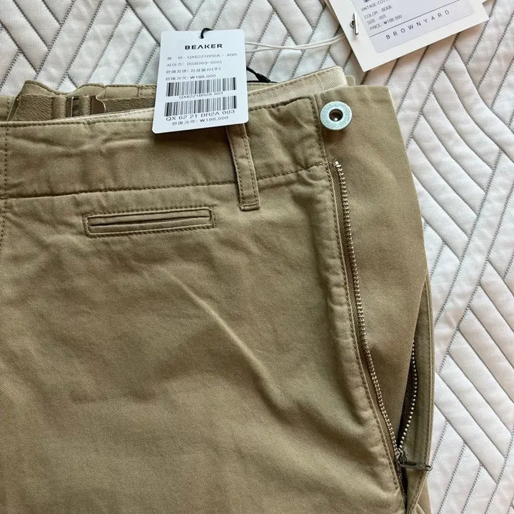 [BUNJANG] Brown Yak Vintage Cotton Pants Beige 3 / 26ss 브라운야드 빈티지 코튼 팬츠 베이지 3