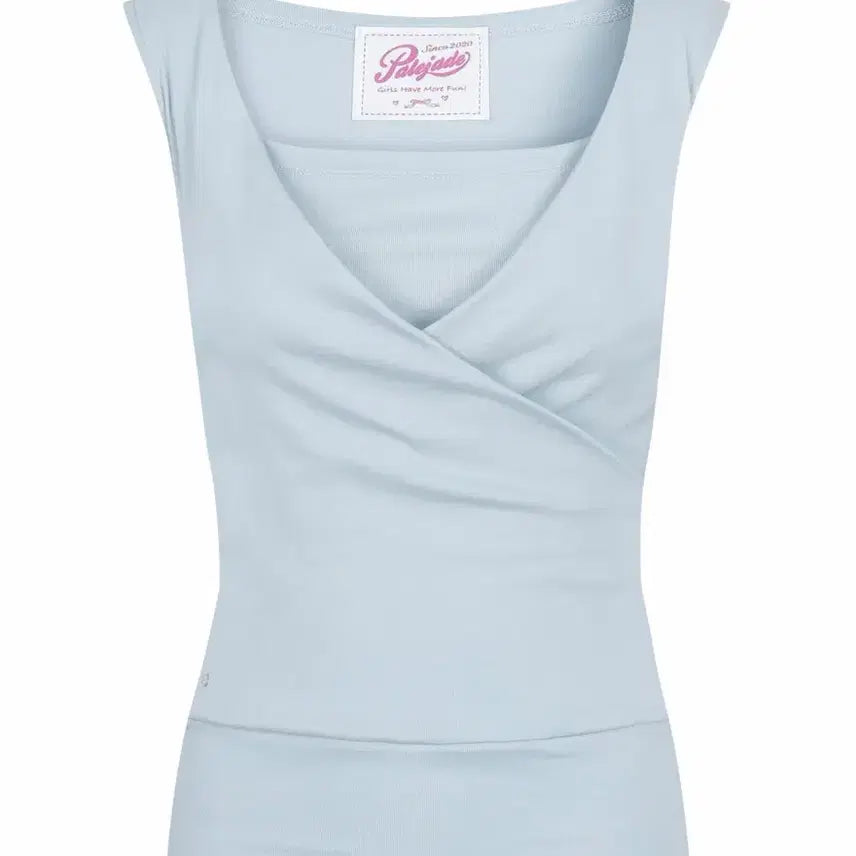 [BUNJANG] Pale Jade Basic Drape Sleeveless Top / 페일제이드 베이직 드레이프 슬리브리스
