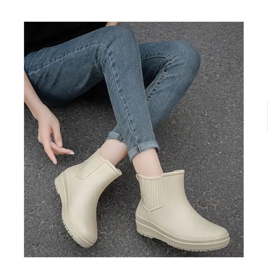 [BUNJANG] Mid-Length Rain Boots / 미들 레인부츠