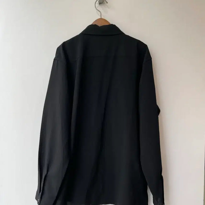 [BUNJANG] Light On Black Two-Pocket Long Sleeve Shirt XL / 라이트온 블랙 투포켓 긴팔 셔츠 XL