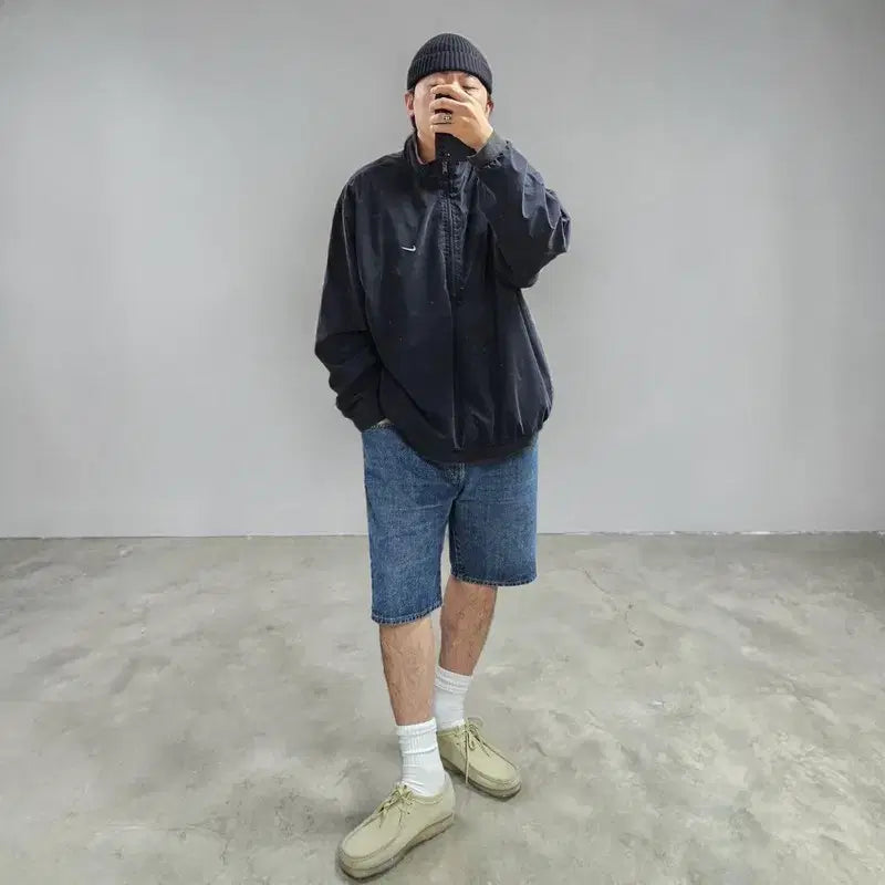 [BUNJANG] Nike Golf Therma-Fit Reversible Anorak Pullover (XL) / 00S 나이키 양면 아노락 M0401