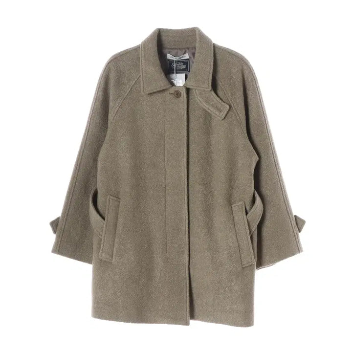 [BUNJANG] 25FW Bouclé Wool Half Coat - Vintage Khaki / (새상품) 썸웨어버터 25FW 부클 울 하프 코트 빈티지 카키