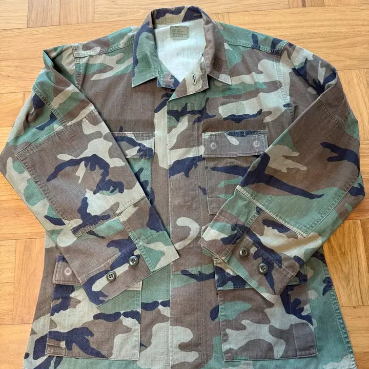 [BUNJANG] Woodland Camo Field Jacket Short / 우드랜드 카모 야상자켓 M/short