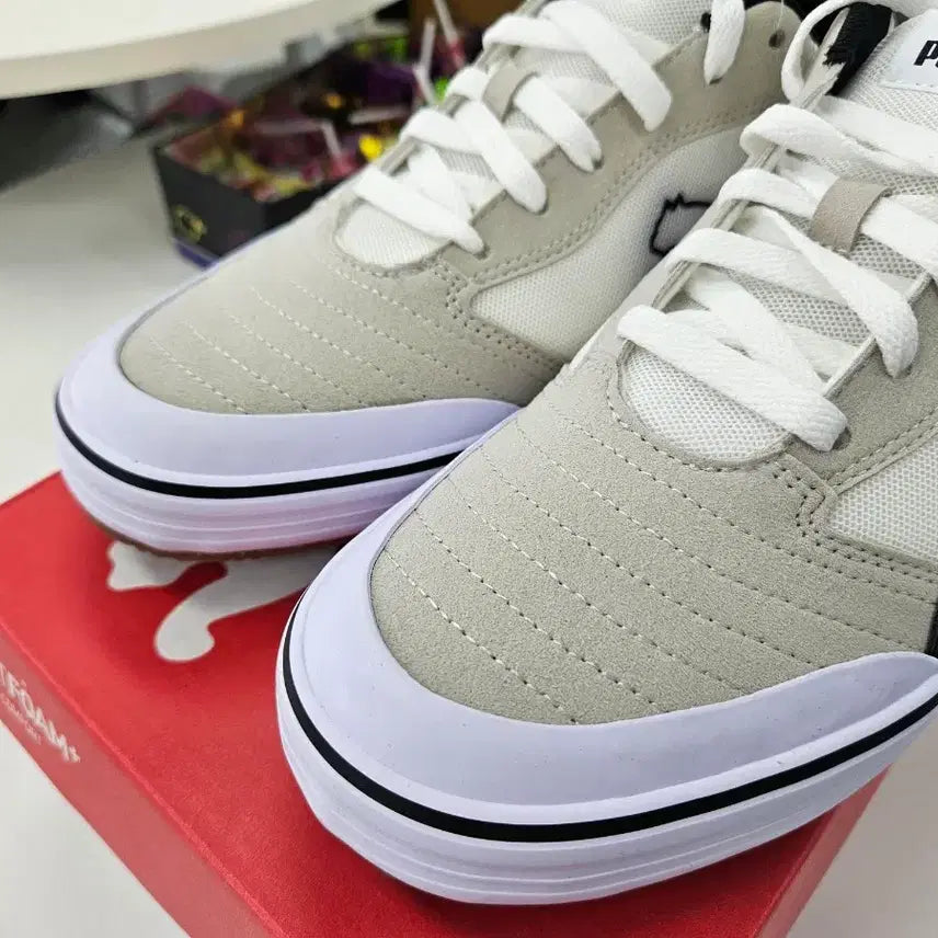 [BUNJANG] Puma Sneakers Ivory/Black 275mm / 푸마 스니커즈 아이보리/블랙 새상품 275mm